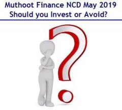 Muthoot Finance NCD May 2019 Review
