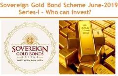 Sovereign Gold Bond Scheme FY2019-20 Series-I – Who can invest