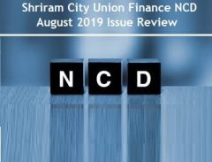 Shriram City Union Finance August 2019 NCD Issue Review