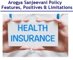 Arogya Sanjeevani Policy - Standard Health Insurance Plan – Features, Positives and Limitations