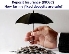 Deposit Insurance (DICGC) – How far my fixed deposits safe in India