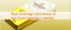 Best Sovereign Gold Bonds to buy from secondary market