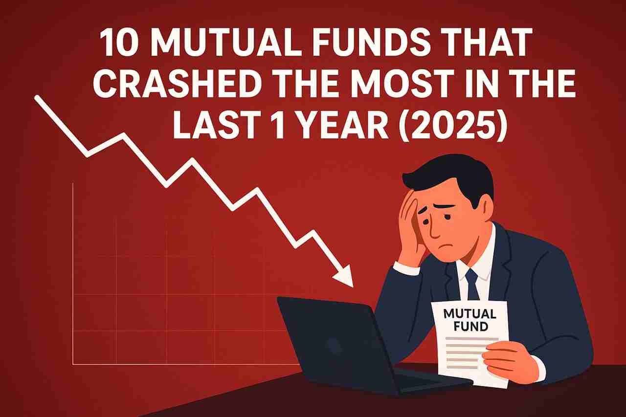 10 Mutual Funds That Crashed the Most in the Last 1 Year in 2025