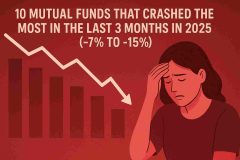 10 Mutual Funds That Crashed the Most in the Last 3 Months in 2025 Minus 7 percent to minus 15 percent