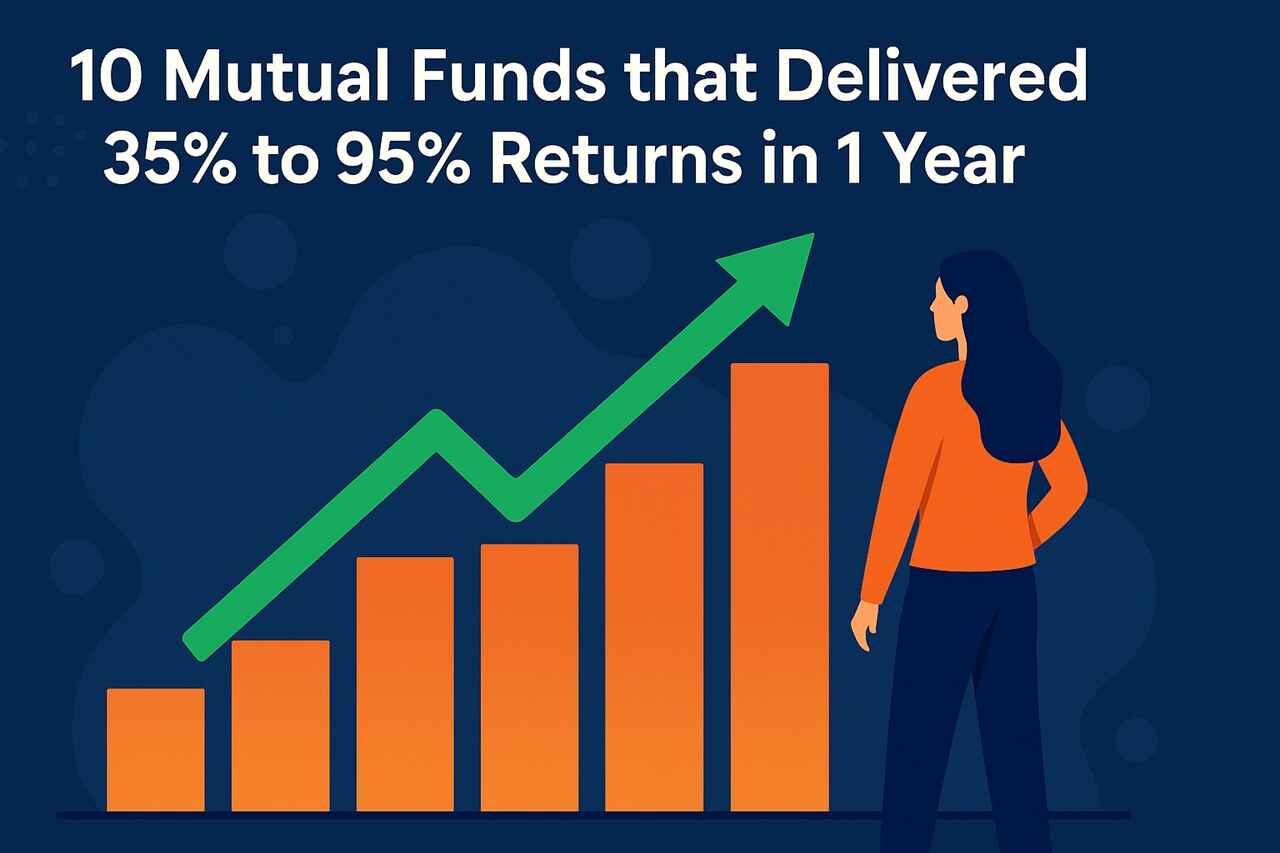 10 Mutual Funds that Delivered 35% to 95% Returns in 1 Year in 2025