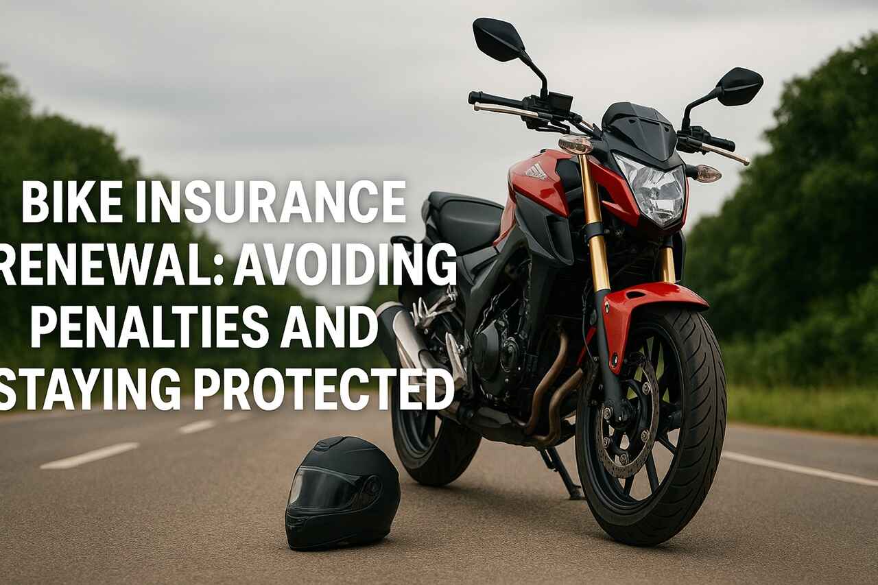 Bike Insurance Renewal - Avoiding Penalties and Staying Protected