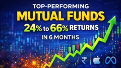 10 Mutual Funds that Delivered 24 percent to 66 percent Returns in 6 Months