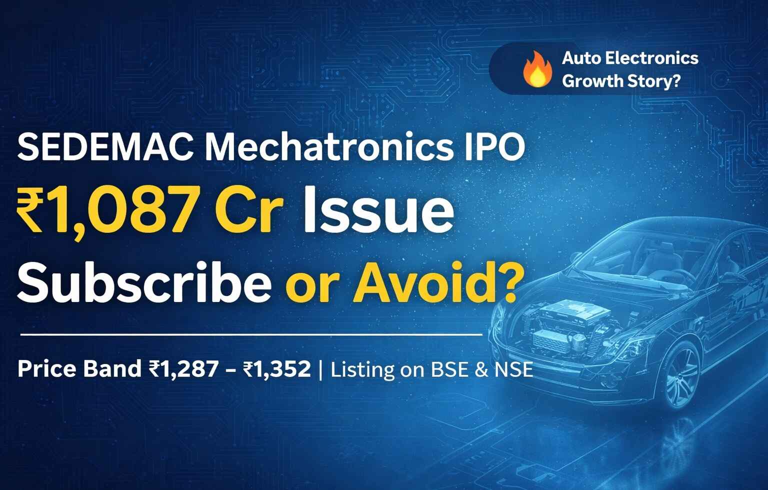 SEDEMAC Mechatronics IPO Review – Date, Price Band, Financials, GMP and Should You Invest