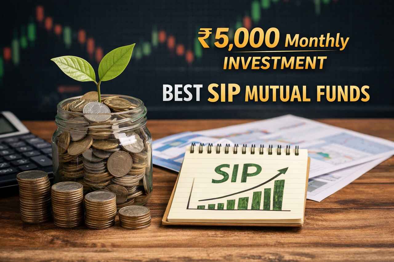 Best SIP Mutual Funds for Rs 5,000 Monthly Investment in 2026 (Top 5 Funds)