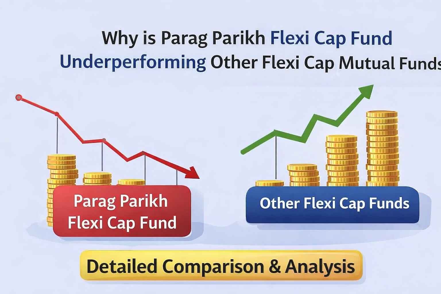 Why Parag Parikh Flexi Cap Fund is Underperforming Other Flexi Cap Mutual Funds -Detailed Analysis