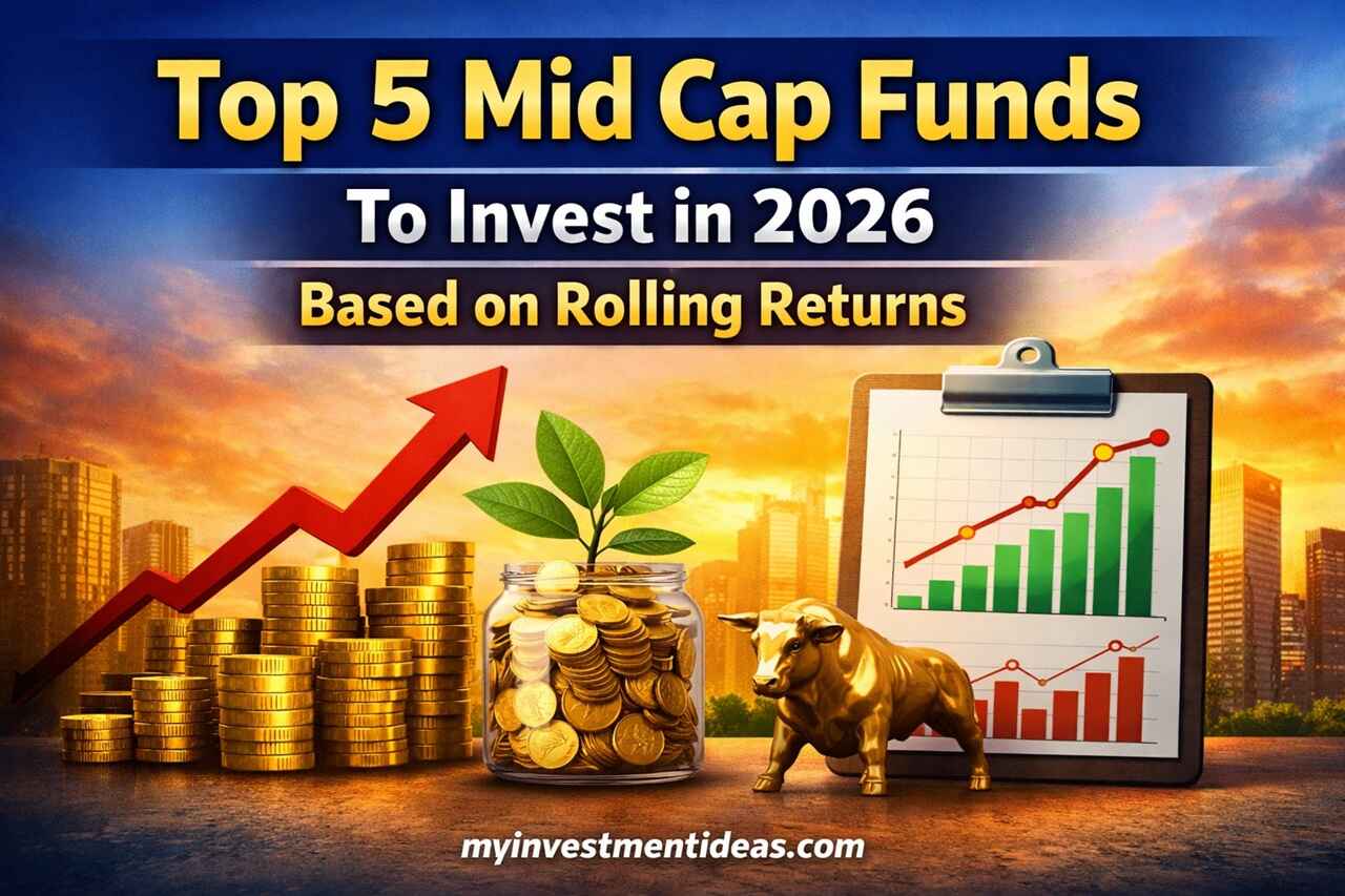 Top 5 Mid Cap Mutual Funds to Invest in 2026 Based on 3 and 5 Year Rolling Returns