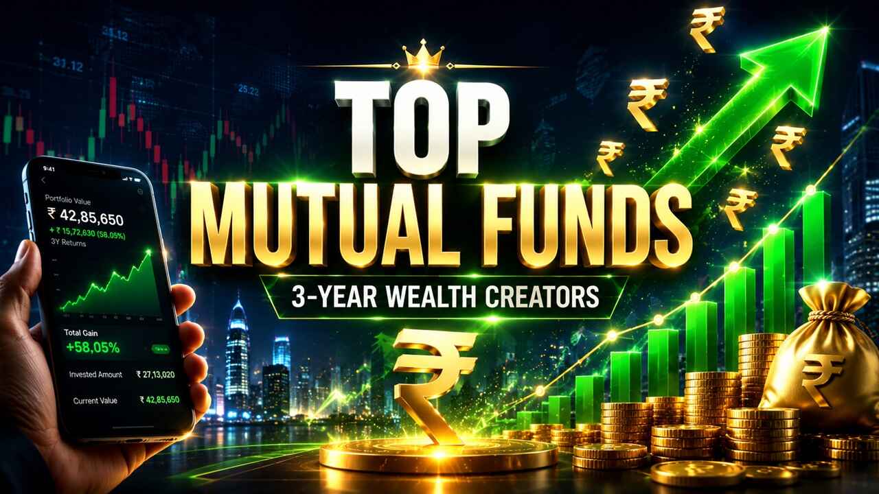 10 Mutual Funds That Gave 108 percent to 131 percent Returns in Last 3 Years - May-26 Update