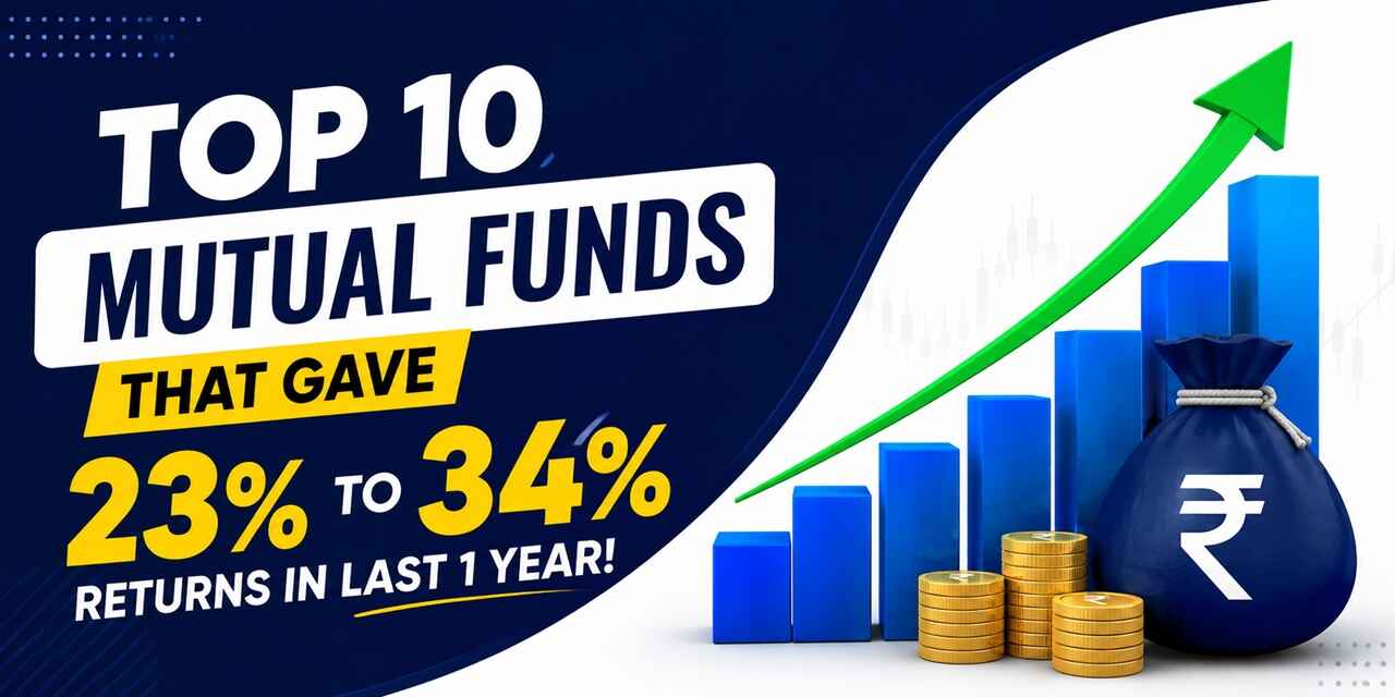 10 Mutual Funds That Gave 23 percent to 34 percent Returns in Last 1 Year May-26 Update