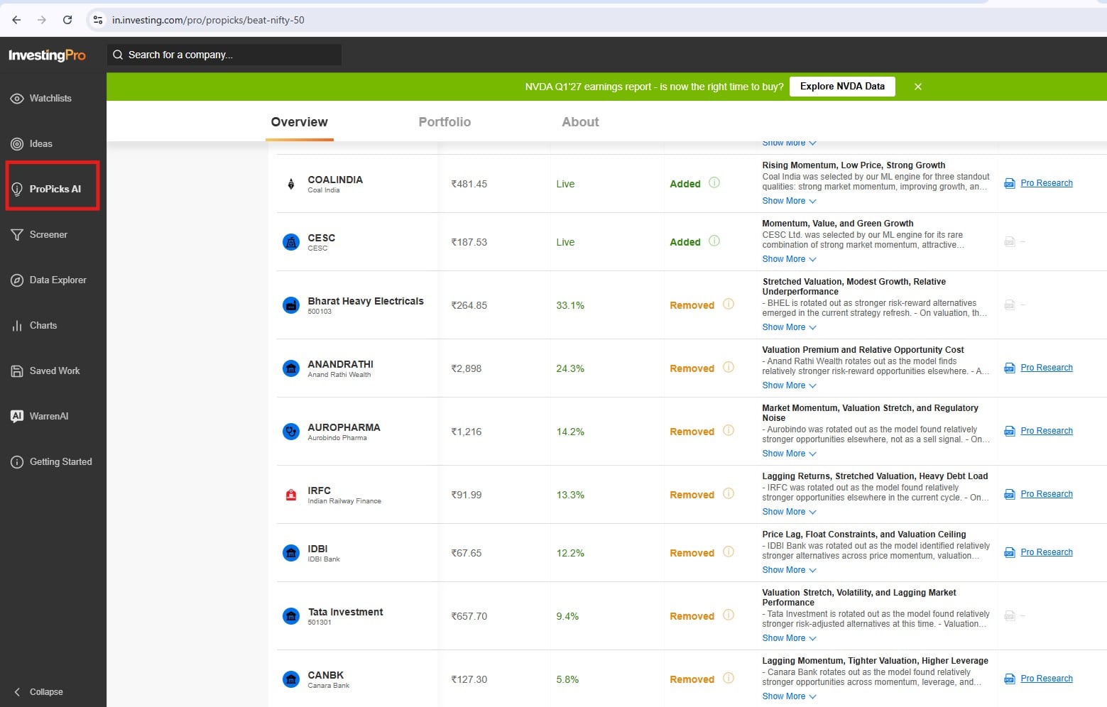 Investing pro AI analytics-2