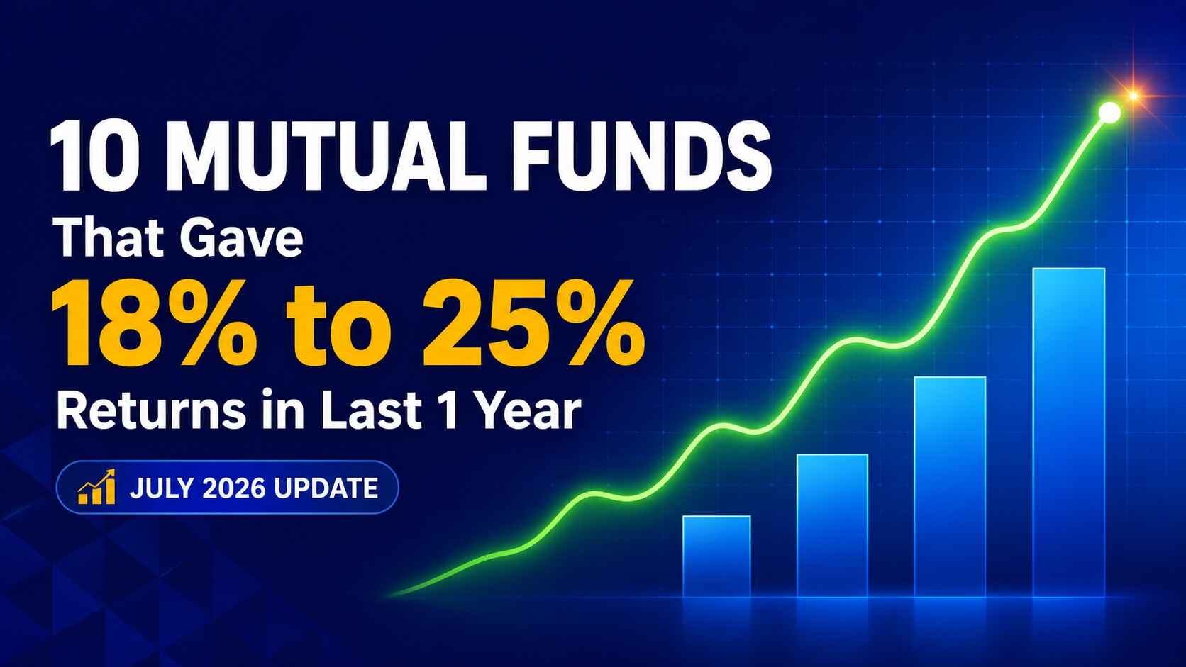 10 Mutual Funds That Gave 18 percent to 25 percent Returns in Last 1 Year July 2026 Update