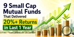 9 Small Cap Mutual Funds That Gave Over 20 percent Returns in Last 1 Year