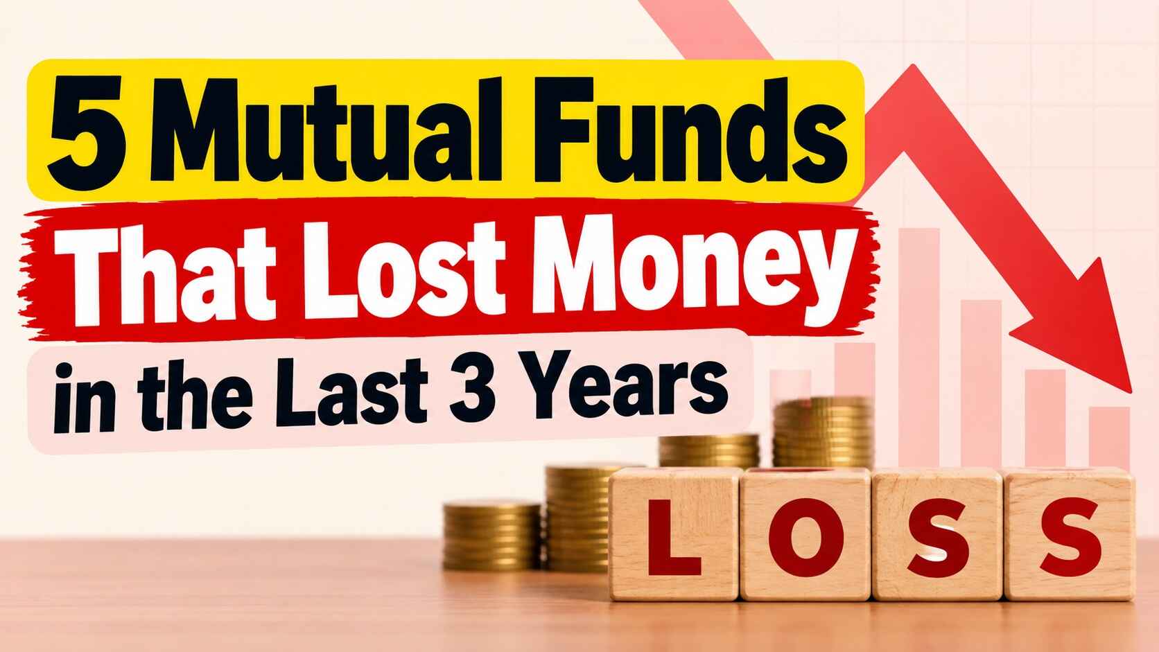 5 Mutual Funds That Lost Money in the Last 3 Years as of Sep-2026