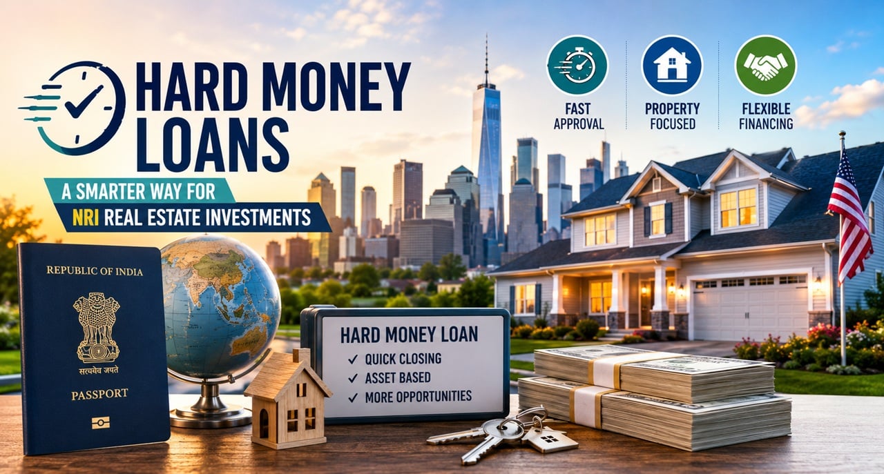 Hard Money Loans A Fresh Financing Route for NRIs Eyeing US Real Estate